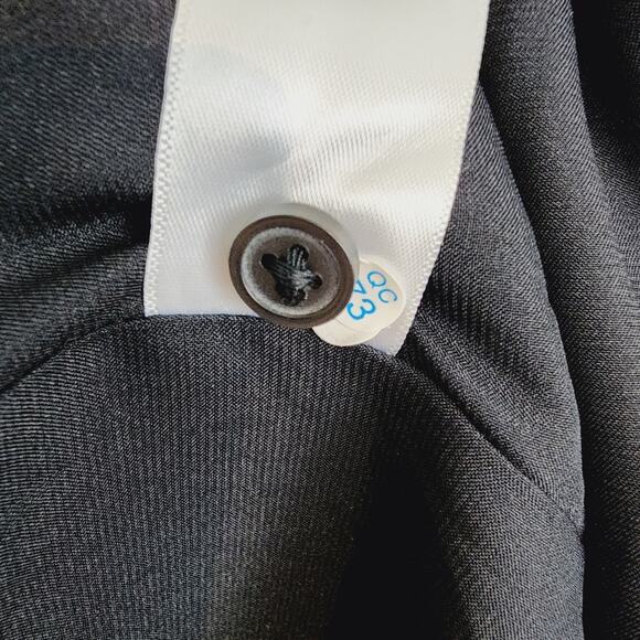 Everlane The Satin Square Neck Slip Dress 6 Black NWT Naia Acetate Midi 90s New - Picture 11 of 12